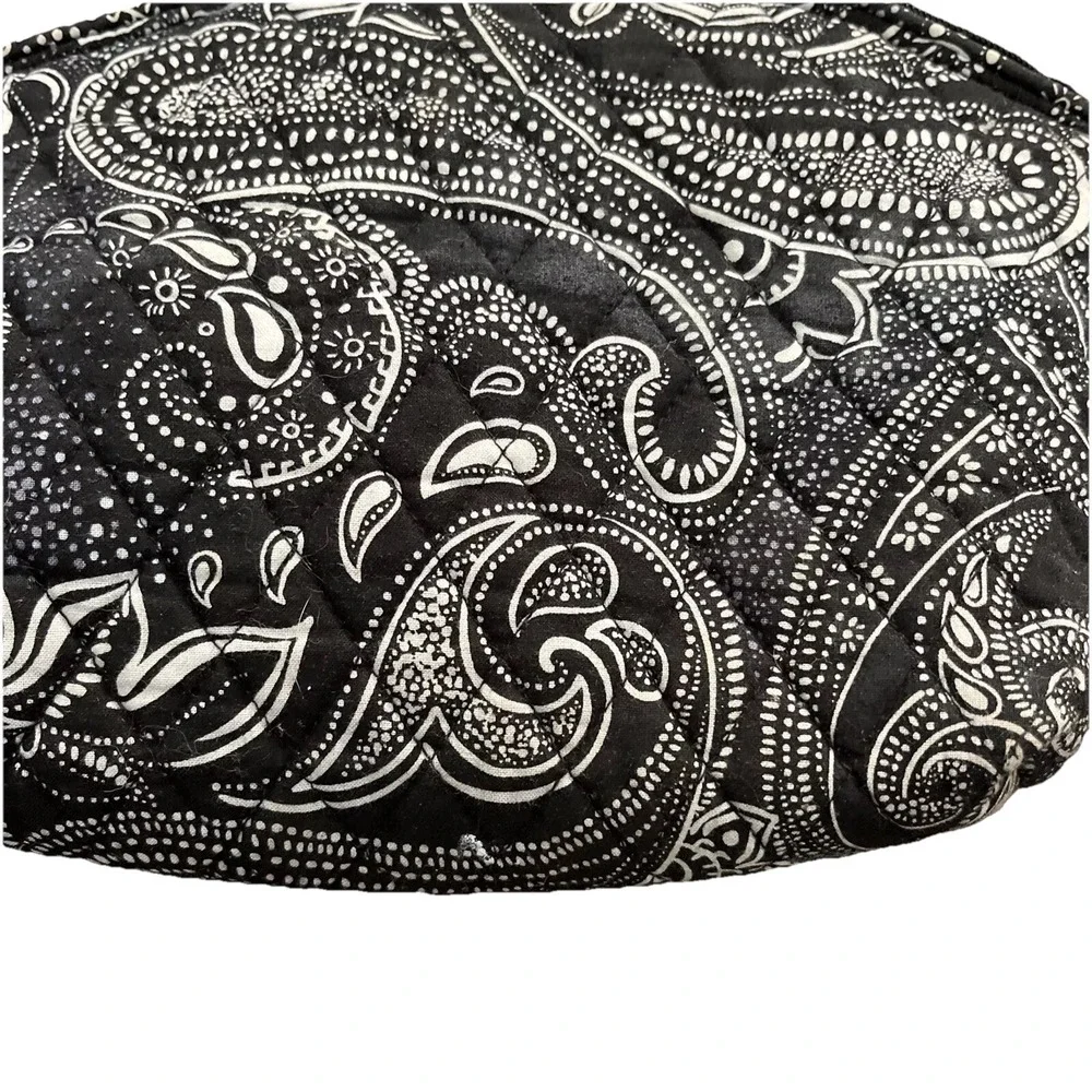 Vera Bradley Grand Travel Cosmetic Makeup Bag Lighten Up Stellar Paisley